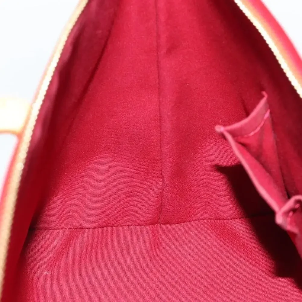 Louis Vuitton Monogram Vernis Bellevue PM Handbag Red